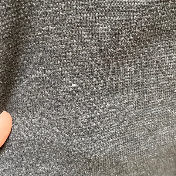 Women’s American Eagle Outfitters scoop-neck and lace sleeve grey sweater. Sz XS - Picture 11 of 11